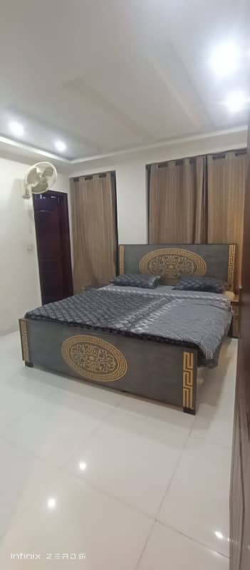 Like Brand 1 Bed Luxury Furnished Flat Available For Rent in Sector D Bahria Town Lahore 1