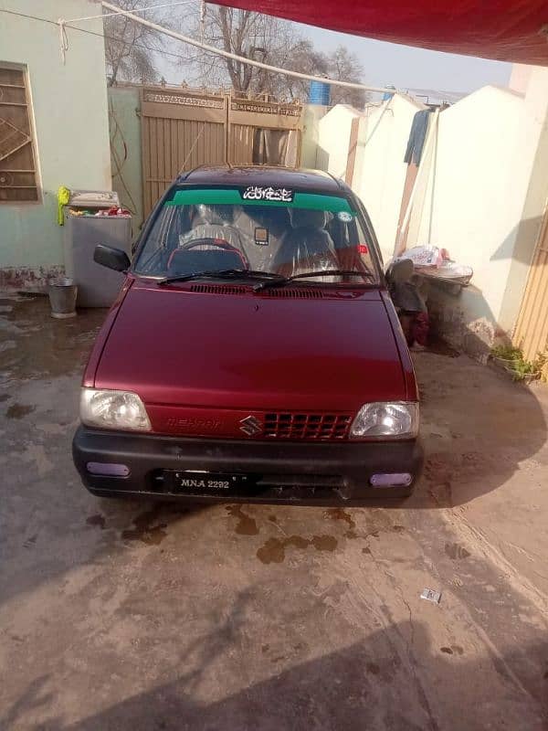 Suzuki Mehran VX 2007 rabta number 0302 2114612 3