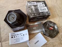 Casio G Shock GA-2100-1A1ER Black New Complete Boxing Warranty Card