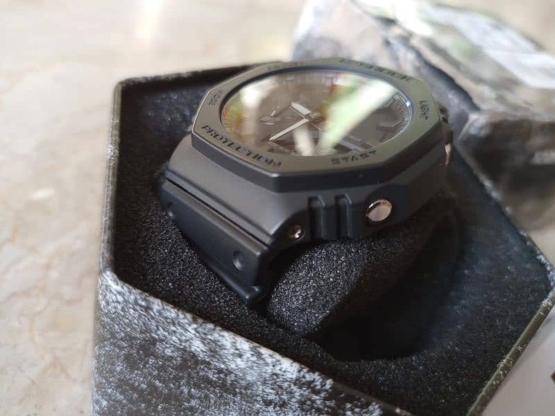 Casio G Shock GA-2100-1A1ER Black New Complete Boxing Warranty Card 3