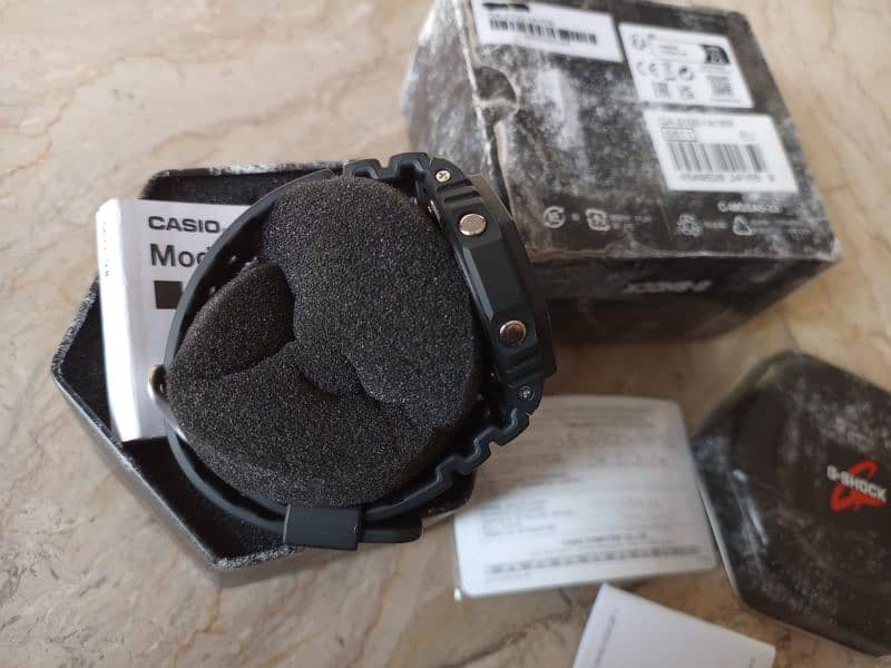 Casio G Shock GA-2100-1A1ER Black New Complete Boxing Warranty Card 4