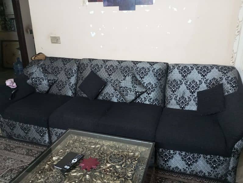 L-shape 7 seater sofa for sale 1