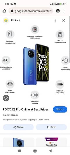 Poco x3 pro 8gb 256gb complete box