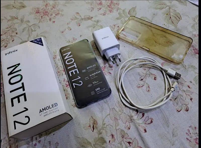 Infinix Note 12 With Complete Box Official PTA Approved Dual Sim 1