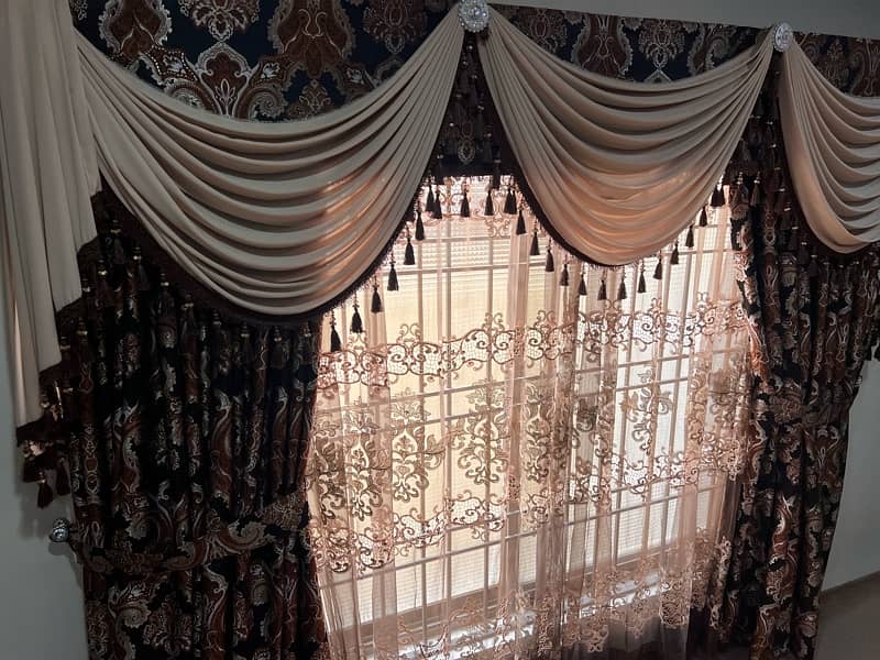 six month use three curtains also with nets 8