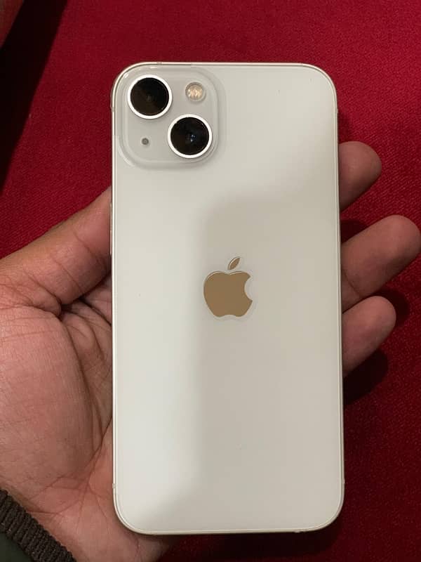 Apple I phone 13 white FU 0