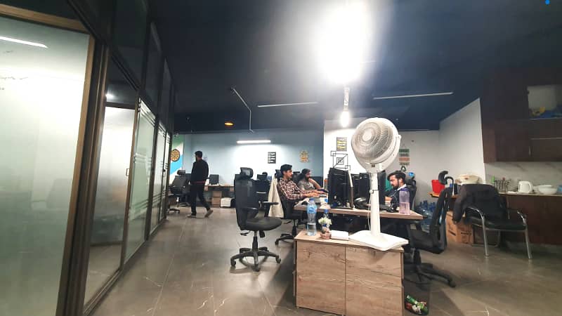 1400 Square Commercial New Corporate OFFICE FOR RENT in HIGH Q TOWER GULBERG 3 2