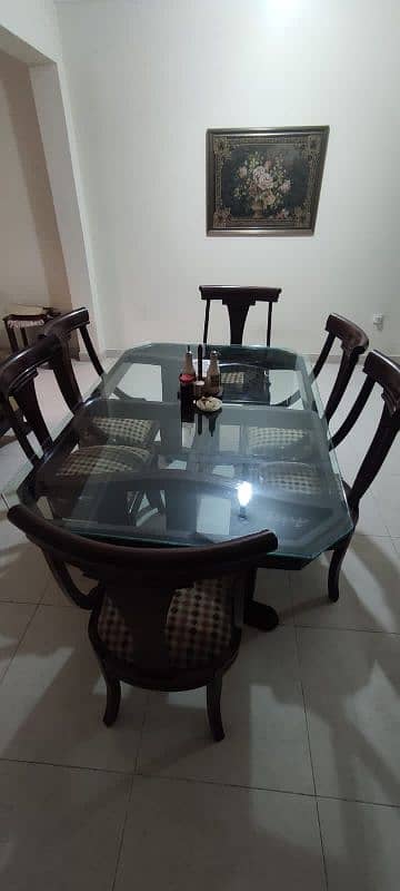 6 Chairs Dining Table 1