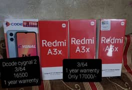 Redmi A3x 3/64 box pack