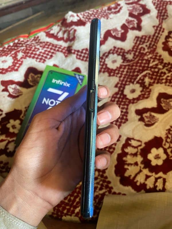 Infinix note 7  6/128 with box all genuine no open no repair 4