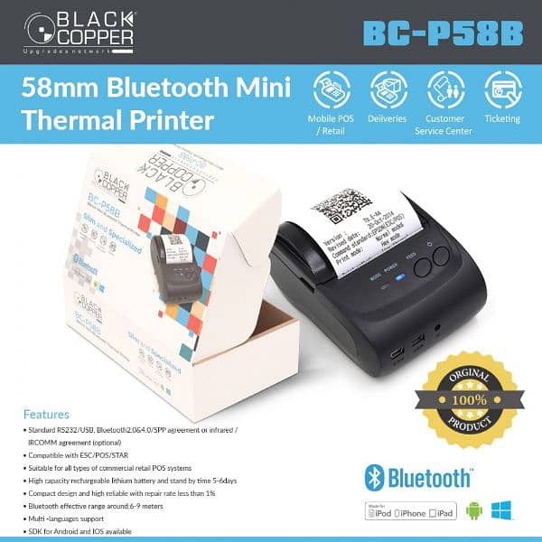 Bluetooth mini printer 0