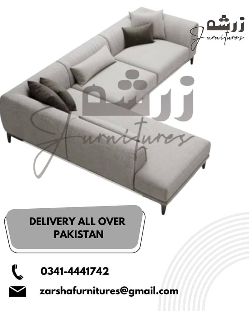 Sofa Set - L Shape Sofa -5 Seater Sofa - 6 Seater Sofa - 15k Per Seat 3