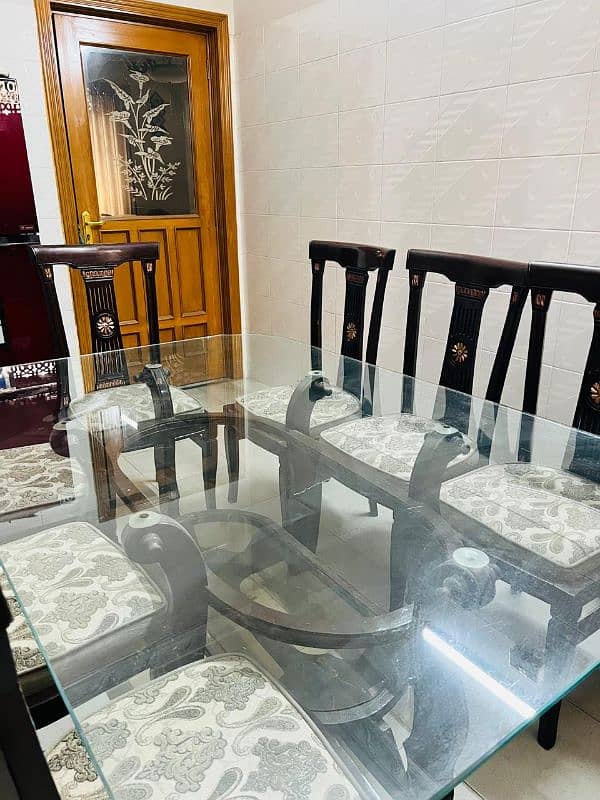 8 chair dining table for sale 3