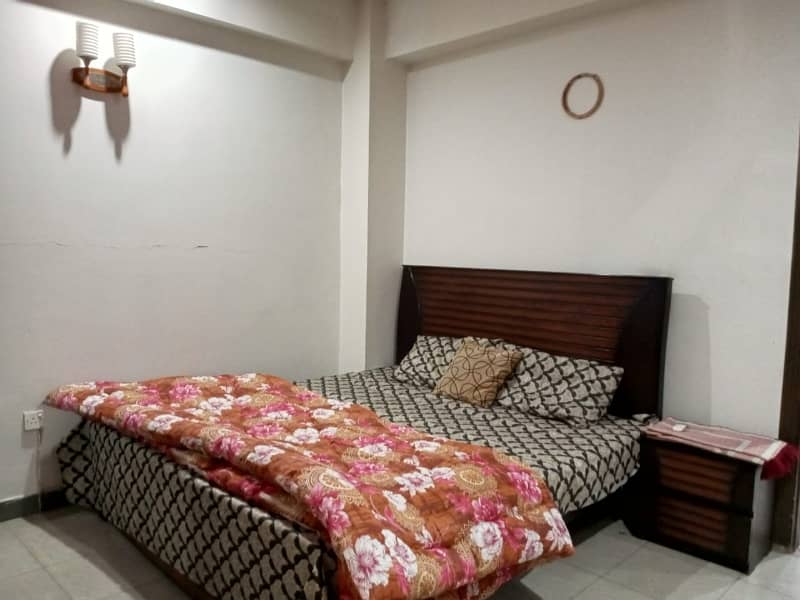 Two bed fully furnished apartment available for rent in E-11 Islamabad 13