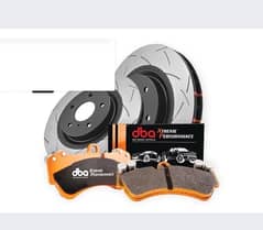 DBA brakes front T3 rotors and XP pads fortuner