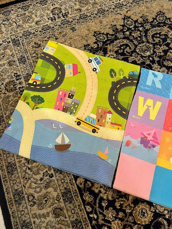 2 kids yoga mats, very soft and comfortable 3