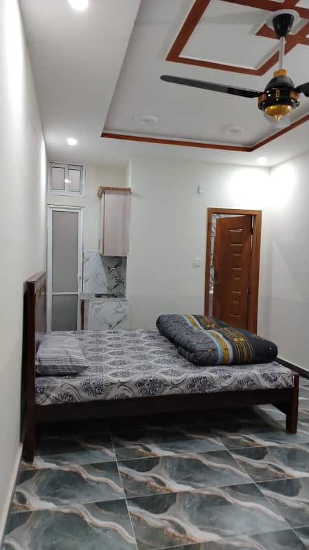 Daily and Weekly base Furnished flats in phase 4A Ghouri Ghauri town Islamabad 1