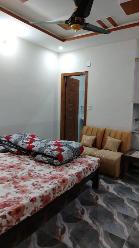 Daily and Weekly base Furnished flats in phase 4A Ghouri Ghauri town Islamabad 3