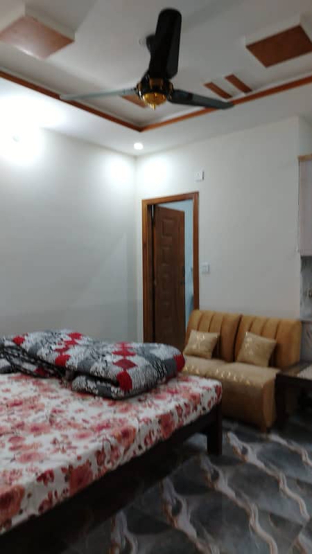 Daily and Weekly base Furnished flats in phase 4A Ghouri Ghauri town Islamabad 7