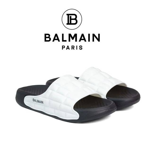 Balmain Slippers 100% Comfortable And Vert Attractive Design White 0