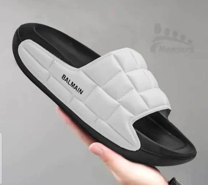 Balmain Slippers 100% Comfortable And Vert Attractive Design White 1