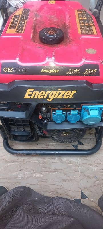 ENERGIZER GENERATOR 7.5KW Used 0