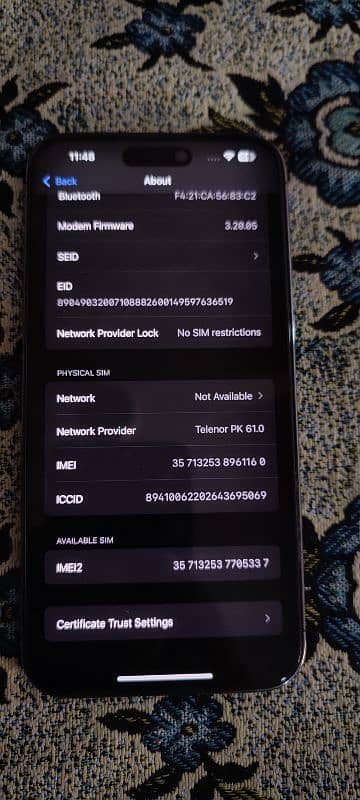 I phone 14 pro max 256GB Non PTA 2