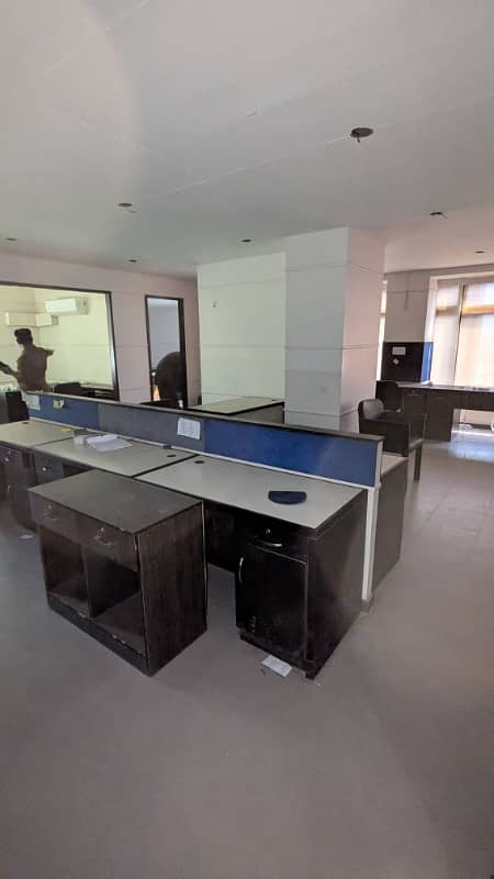 Sami furnished office for rent 2990sqft in shahar e Faisal. 4