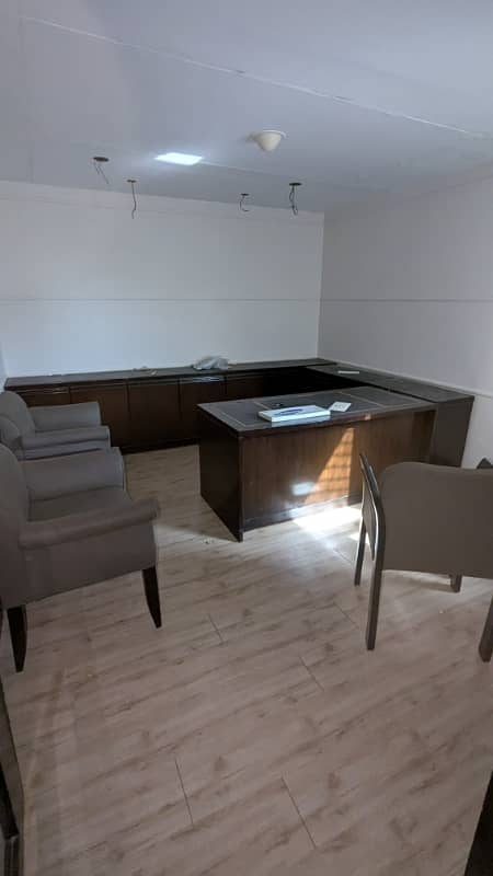 Sami furnished office for rent 2990sqft in shahar e Faisal. 7