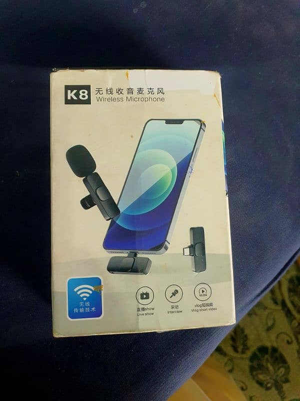 k8 wireless microphone argent sale 3