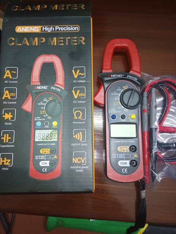 clamp meter and torque rench with sockets 0