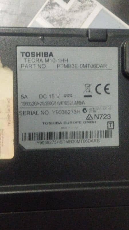 Toshiba laptop 3