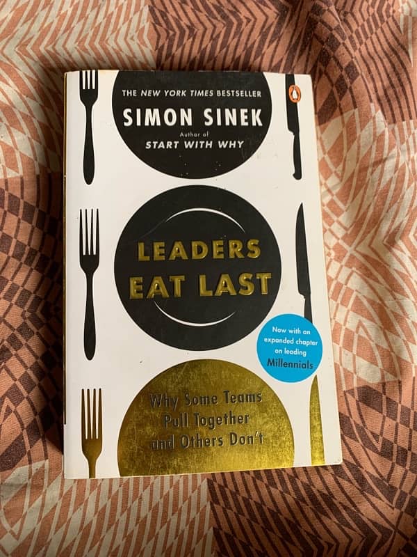 Leaders Eat Last by Simon Sinek At low price Brand new Never used 0