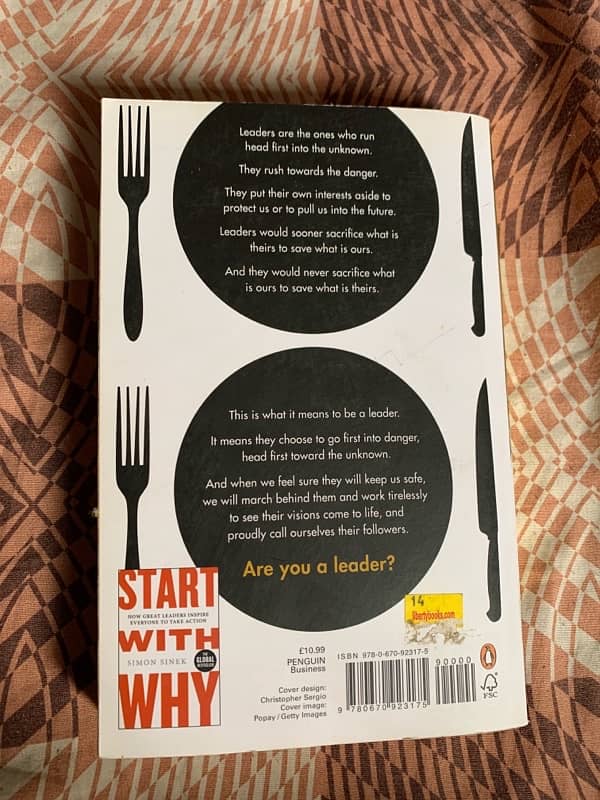 Leaders Eat Last by Simon Sinek At low price Brand new Never used 1