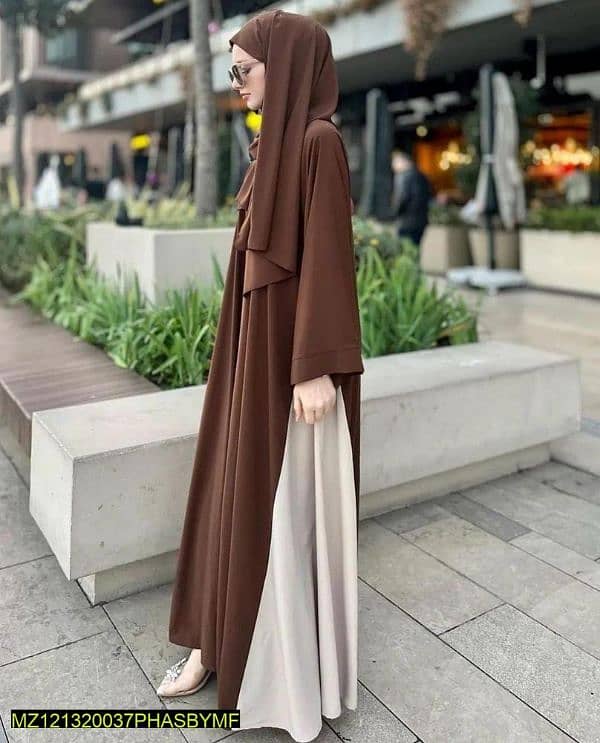 Georgette ful abaya with stoller 0