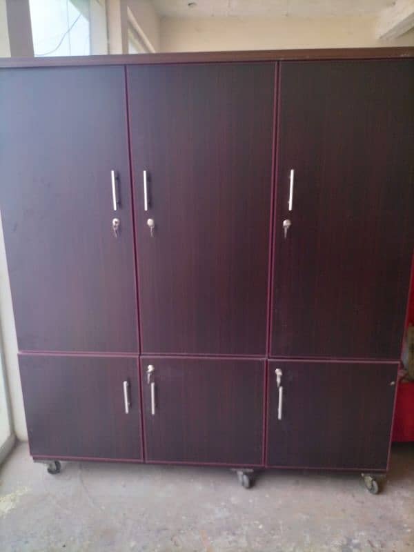 new 3 door safe almari/ wardrobe/ clothing almari 0