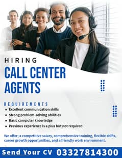 Urdu and English call center jobs in Lahore for Boys and Girls