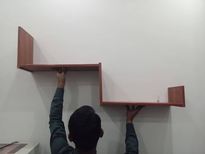 Book Racks selves for wall [wooden] 0