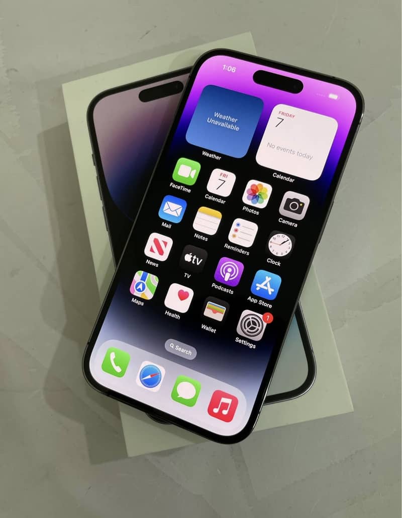 iphone 14 pro 256 gb non pta deep purple factory unlock 7