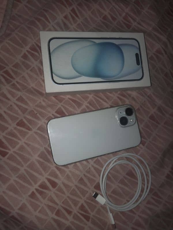 iPhone 15 jv 128gb Blue colour (white ki trah Ka colour h is model Ka) 2