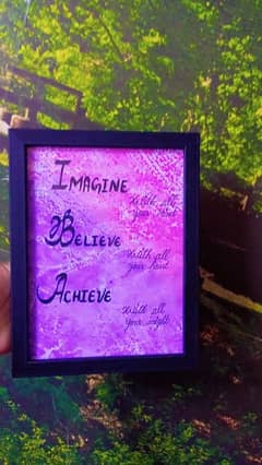 Beautiful Hand made Motivational Frames