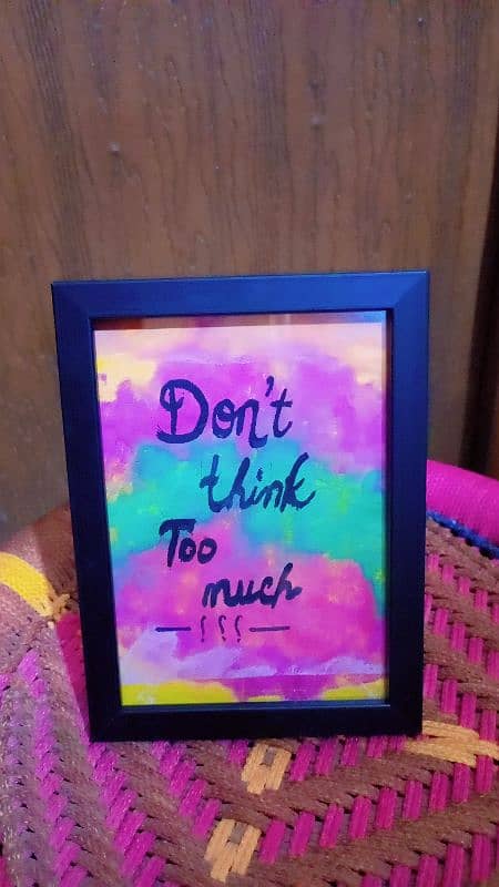 Beautiful Hand made Motivational Frames 4