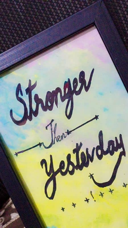 Beautiful Hand made Motivational Frames 7