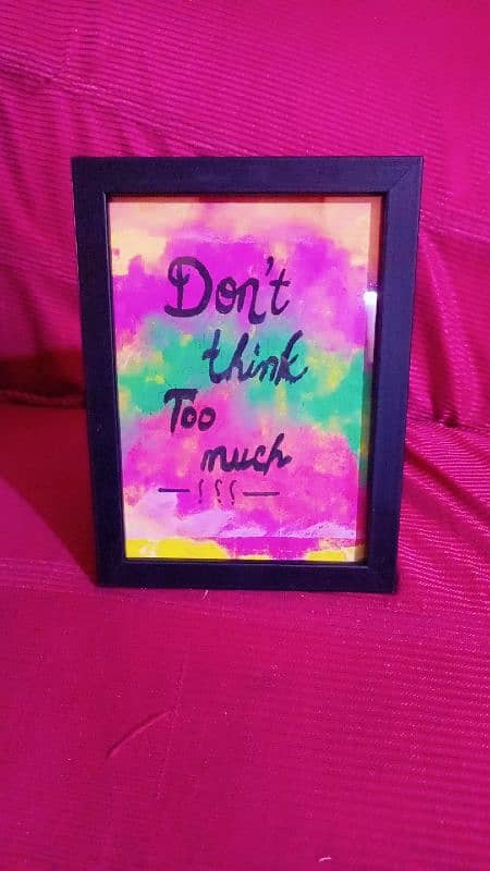 Beautiful Hand made Motivational Frames 8