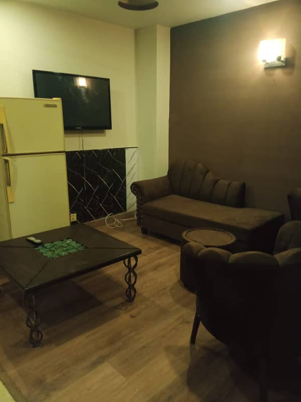 one bed fully furnished apartment available for rent in E-11 Islamabad 4