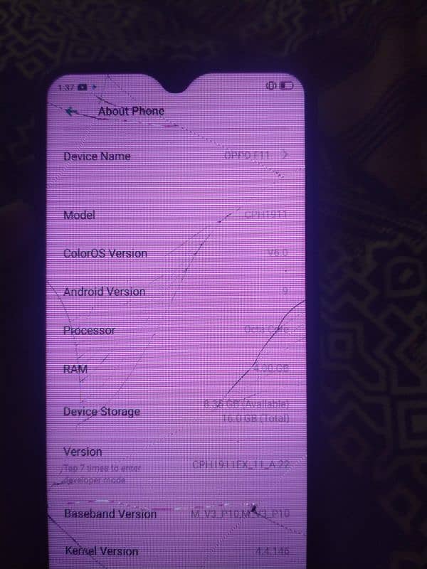 Oppo F11 Condition good just panel broken 5