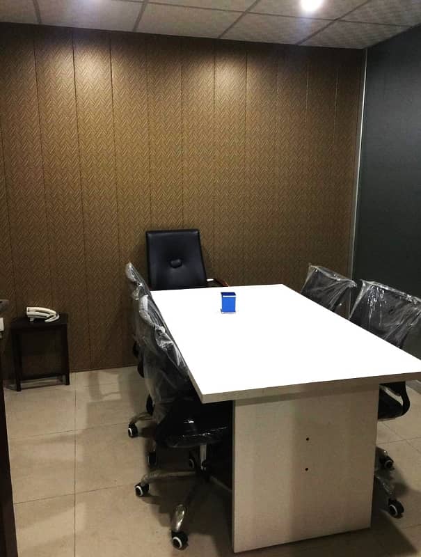 1800 Sq Feet Fully Furnished Office Original Pictures Reasonable Rent On Main Boulevard Gulberg For Rent 5