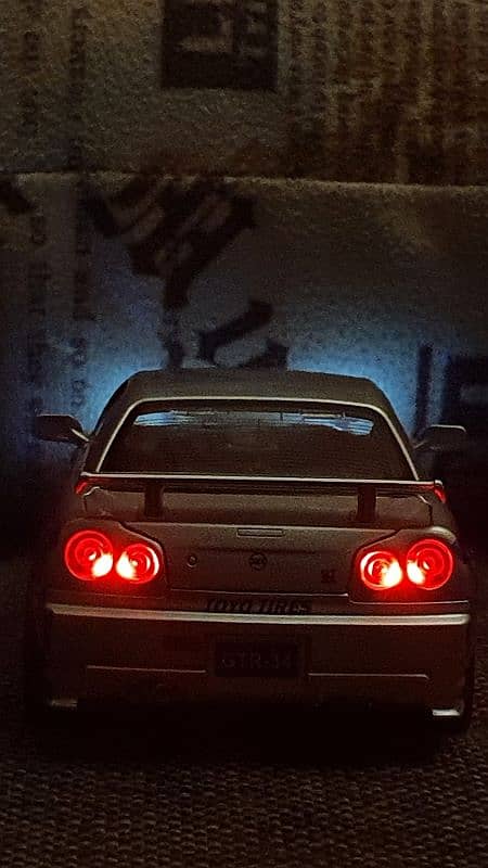 Nissan skyline r34 gtr car model 2