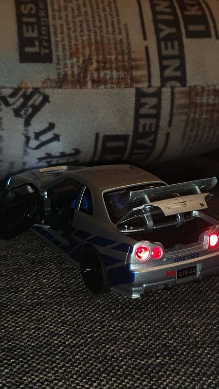 Nissan skyline r34 gtr car model 3