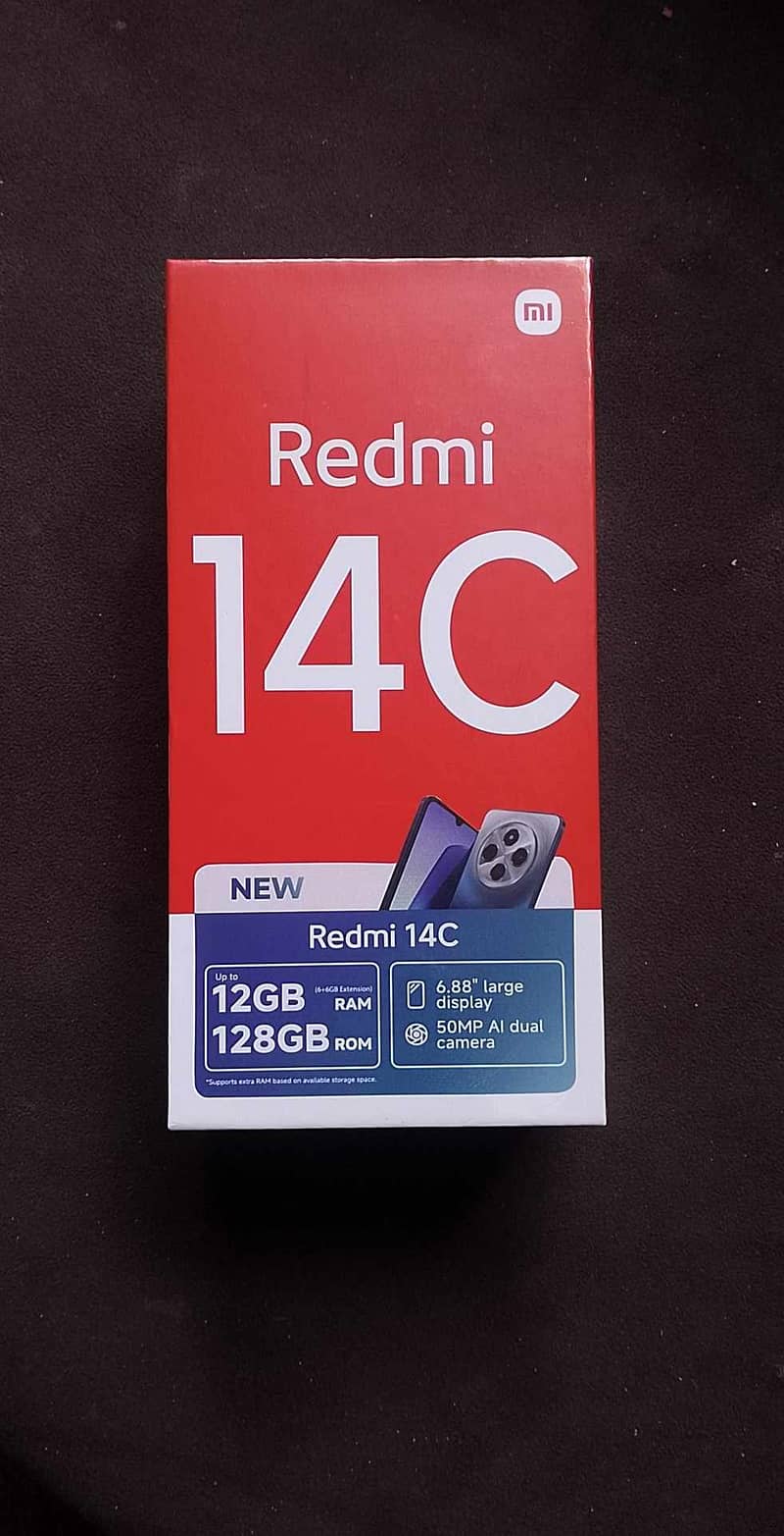 REDMI 14C (6GB/128GB) Box Packed - Never Opened - Sage Green Color 1